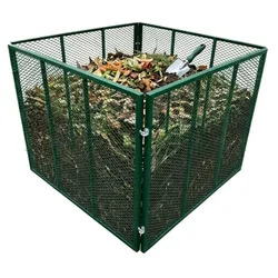 Relaxdays Komposter Metall 800 Liter Grün