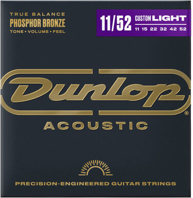 Dunlop Ph/Bronze Acoustic Set 11-52