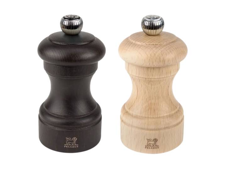 Salz-/Pfeffermühle Bistro, Peugeot, hellbraun/dunkelbraun, AcrylAcryl/EdelstahlAcryl/Edelstahl/Holz