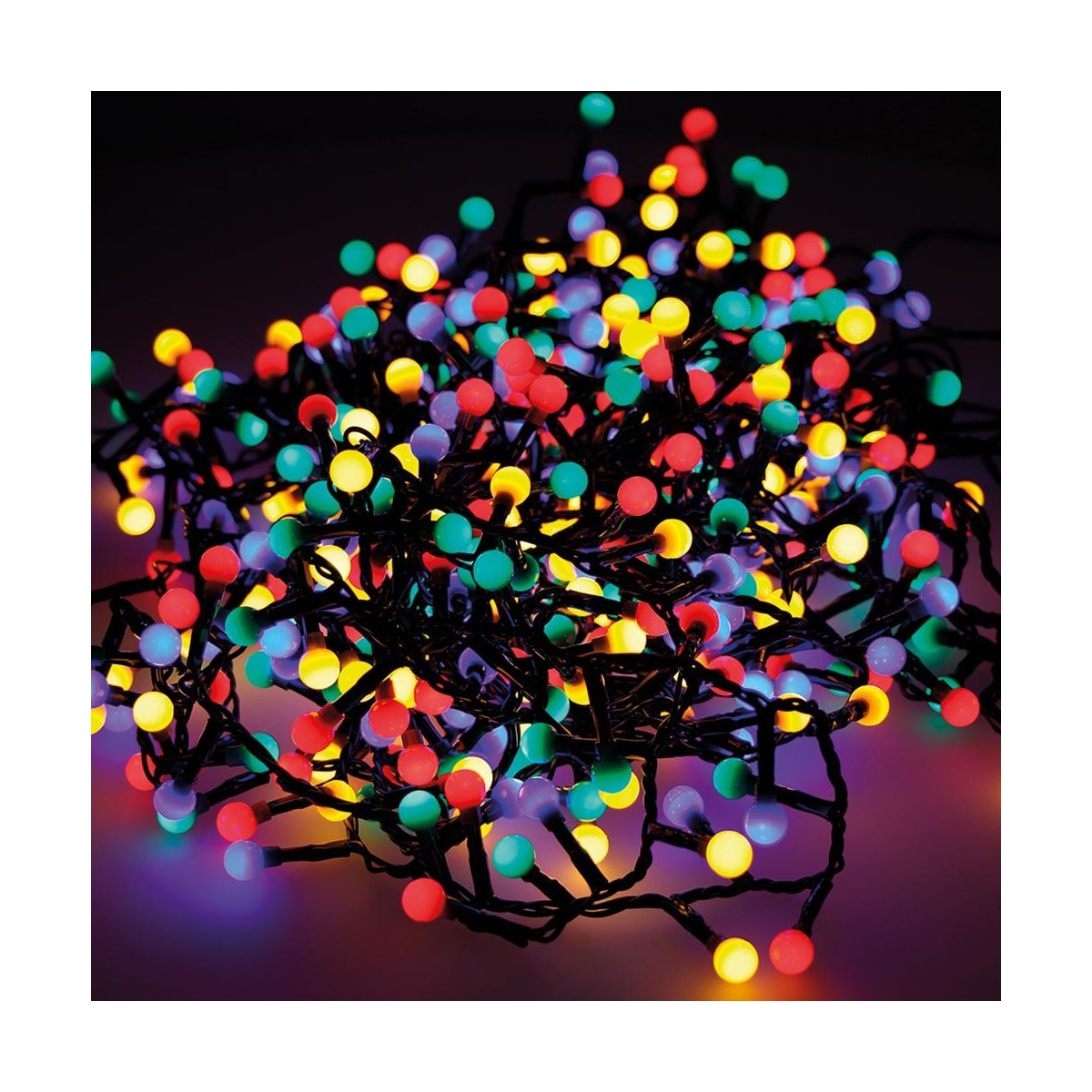 Lumineo Bunt LED-lichtketting 14 meter