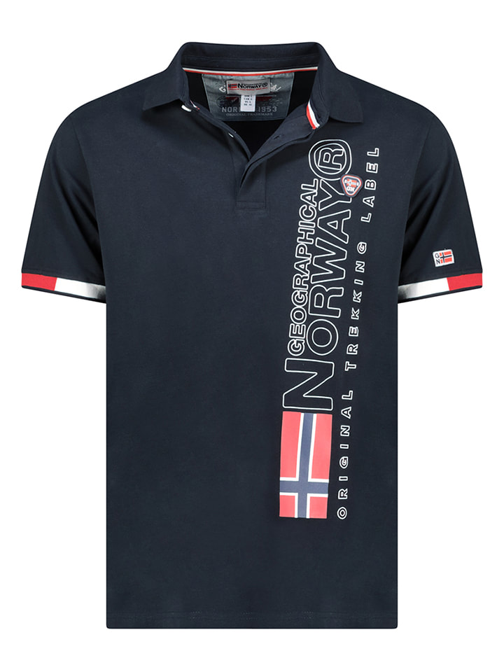 Geographical Norway Poloshirt "Kogo" in Dunkelblau - M
