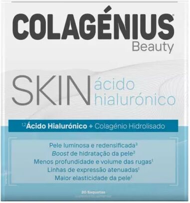 Colagenius Collagénius Beauty Skin Ácido Hialurónico x30