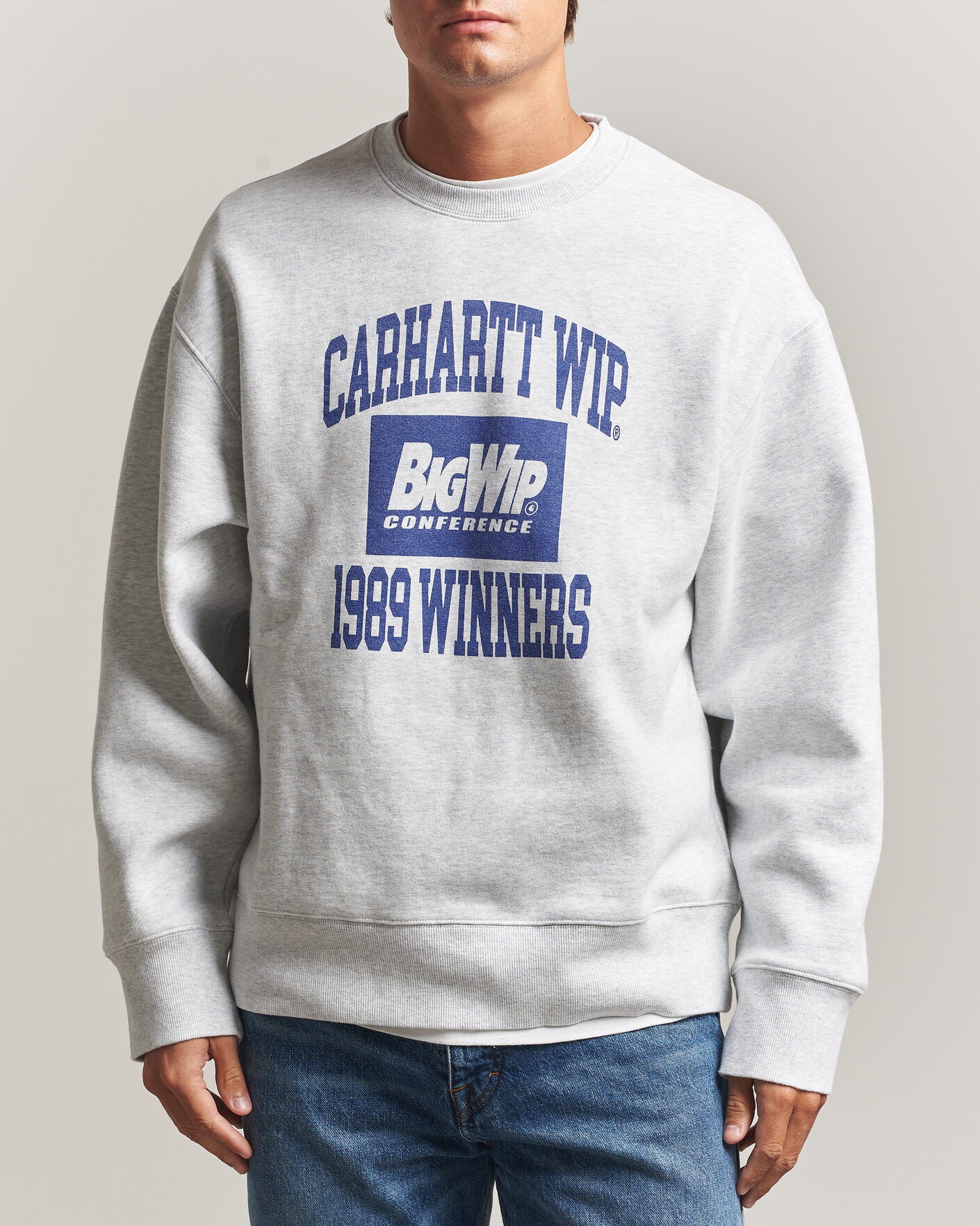 Carhartt WIP 1989 Winners Sweatshirt Ash Heather men L Grå