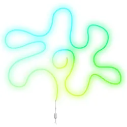 Trust, LED Streifen, GXT904 VYBZ RGBIC 5M LED NEON L (Mehrfarbig, RGBIC, 500 cm, Indoor)