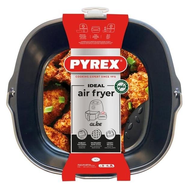 Pyrex Air Fryer Metallf. GLIDE eckig (114572)