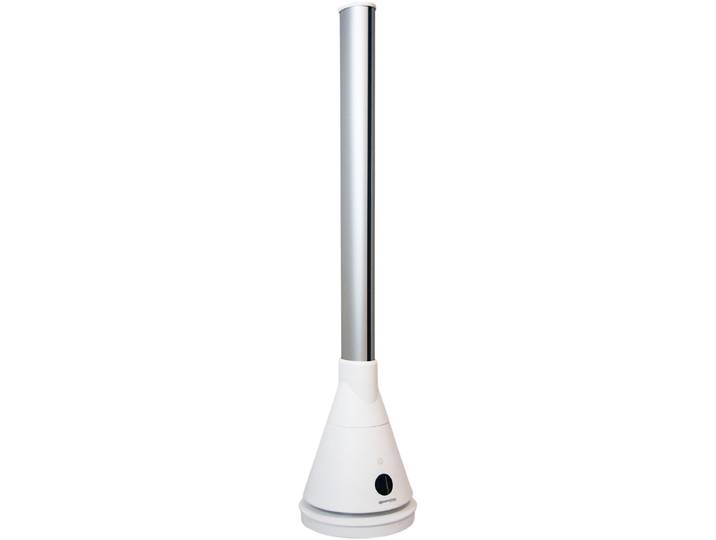 Turmventilator SONNENKÖNIG Noblade Heat, 2580 m3/h, Touch-Funktion, LED Anzeige, Heiz-Funktion , weiß, B:29cm H:107cm T:29cm, Ventilatoren, Turmventilator, 9 Ventilationsstufen, 2 Heizstufen, Fernbedienung, Schlafmodus