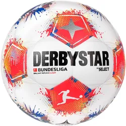 DERBYSTAR Bundesliga Brillant S-Light 290g Leicht-Fußball 2025/26 weiss/blau/rot 4