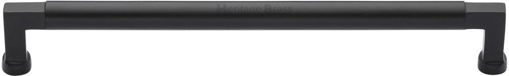 Heritage Brass Heritage Cabinet Pull Bauhaus Design Black Matt 32cm H x 1.6cm W x 4cm D
