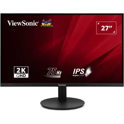 ViewSonic VA2708-2K-HD-2 Office Monitor QHD Auflösung IPS Panel 68,58 cm (27 Zoll) QHD, 16:9, 4ms, IPS, 300cd/m2, 75Hz