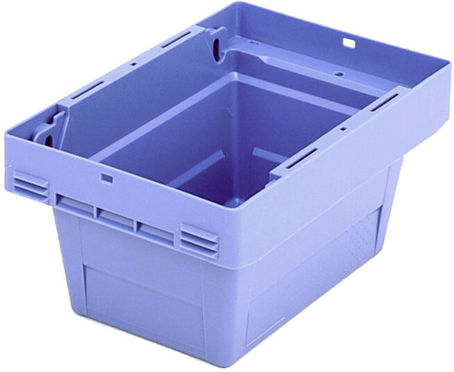 Conteneur réutilisable Bito sans accessoires/matières dangereuses / MB 32151 L300xL200xH153 mm, bleu pigeon (5015)