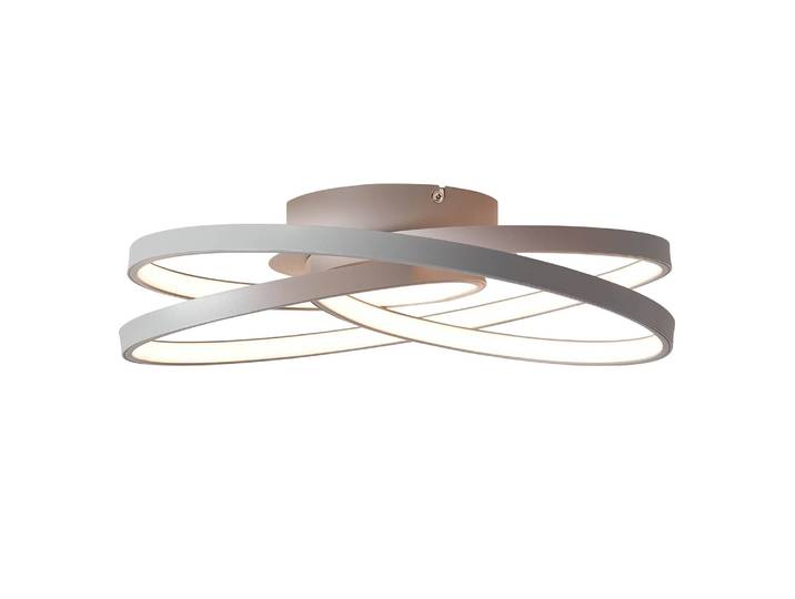 LED-Deckenleuchte Ø 40cm Grau Hauptmaterial: Acrylglas Sekundärmaterial: Stahl, lackiert Nicht austauschbare LEDs