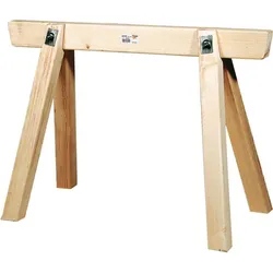Magni, Werkbank + Arbeitsbock, Triuso Bauschragen 100cm lang- 70cm hoch Gerüstbock Schrong Schrage Holzbock Bock Werkstattbock (100 cm, 100 cm)