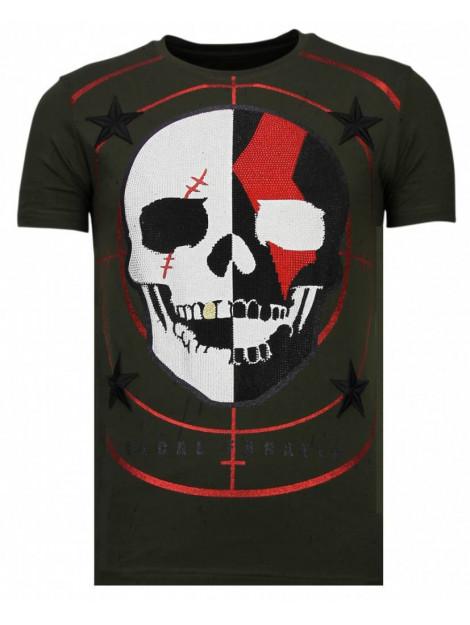 Local Fanatic God of war rhinestone t-shirt