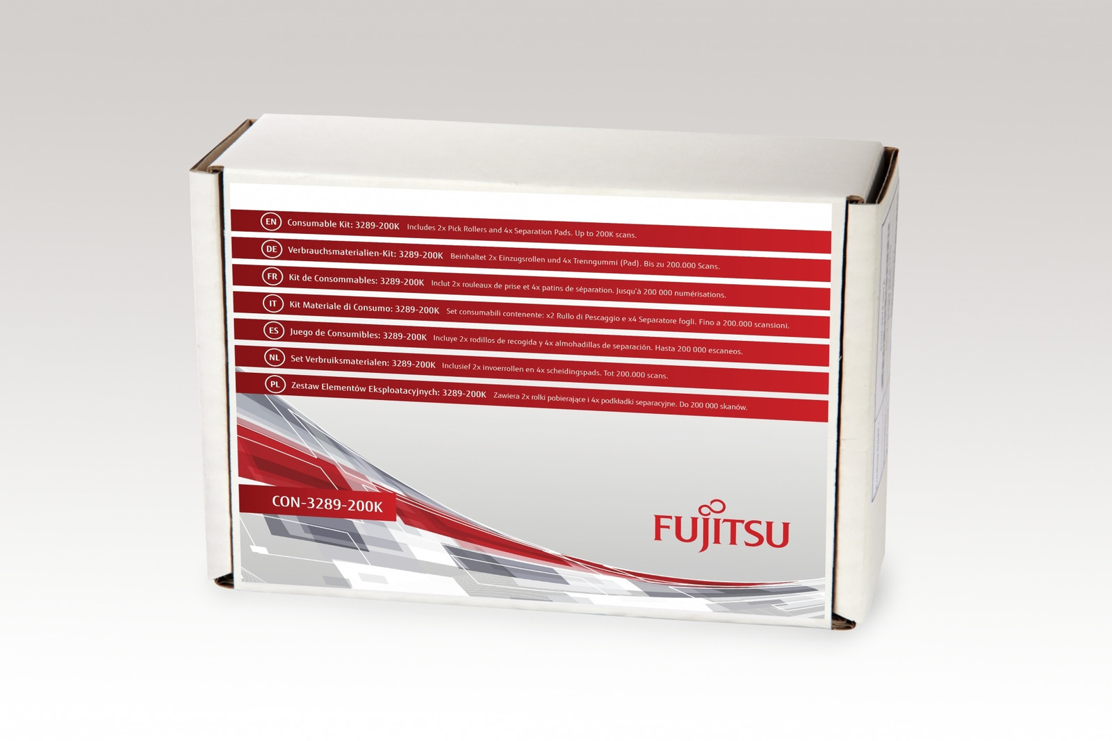 Fujitsu Verbruiksmateriaalset 3289-200K voor Scanner door Fsas Technologies