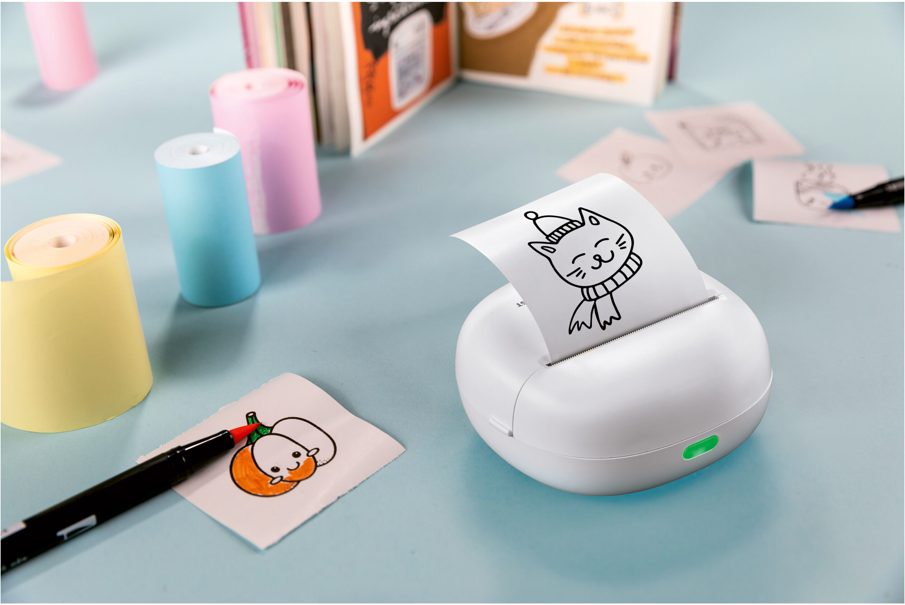 SILVERCREST® Mini-Pocket-Printer, inkl. 7,8-m-Papierrolle