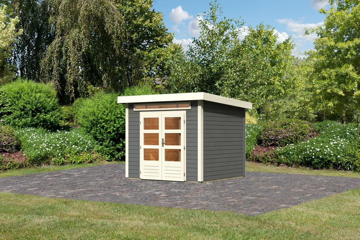KARIBUHOLZT SH Kandern 3 grau 244x244x230 08441808