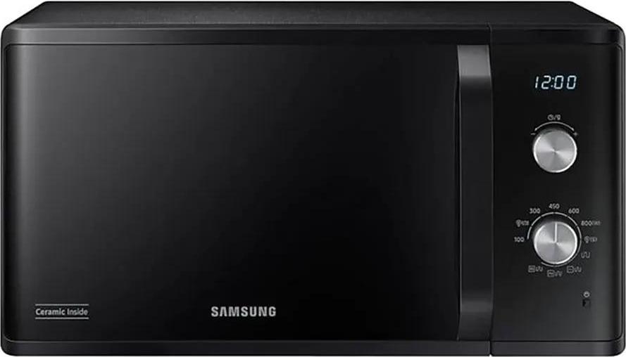 Samsung MG23K3614AK/BA, Arbeitsplatte, Solo-Mikrowelle, 23 l, 1250 W, Eingebautes Display, LED