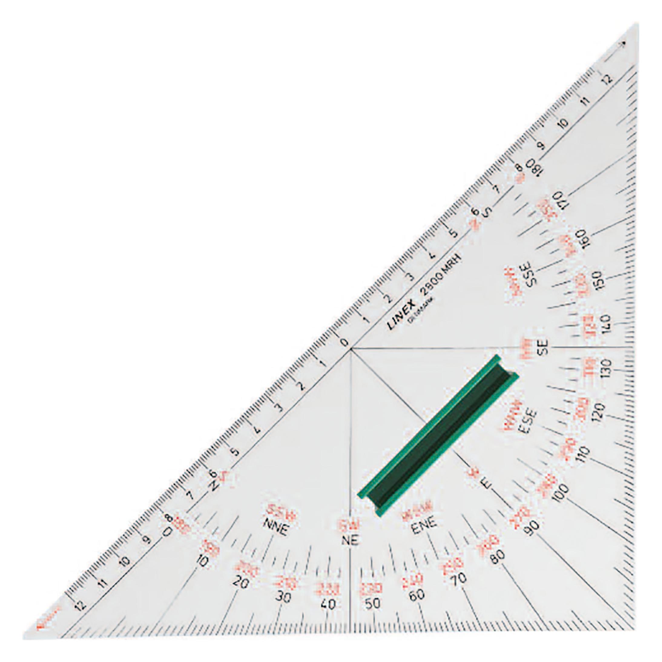 Linex Nautischer Winkelmesser 32 cm mit Griff 3200MRH (32 cm, Kunststoff) (100413035)