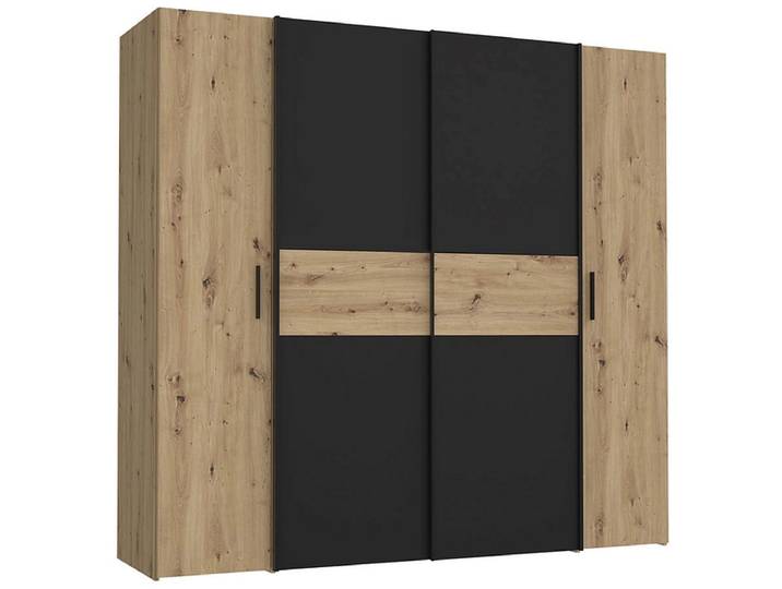 Schrank mit beiden Türarten TRONDHEIM holz 4 Türen