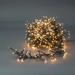 Nedis Weihnachtsbeleuchtung - Cluster - 576 LED's - Warmweiss - 4.20 m - Lichteffekte: 7 - Innen- und Aussenbereich - Netzstromversorgung