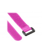 InLine Klettschlaufen 20x200mm 10er pink (59945X)