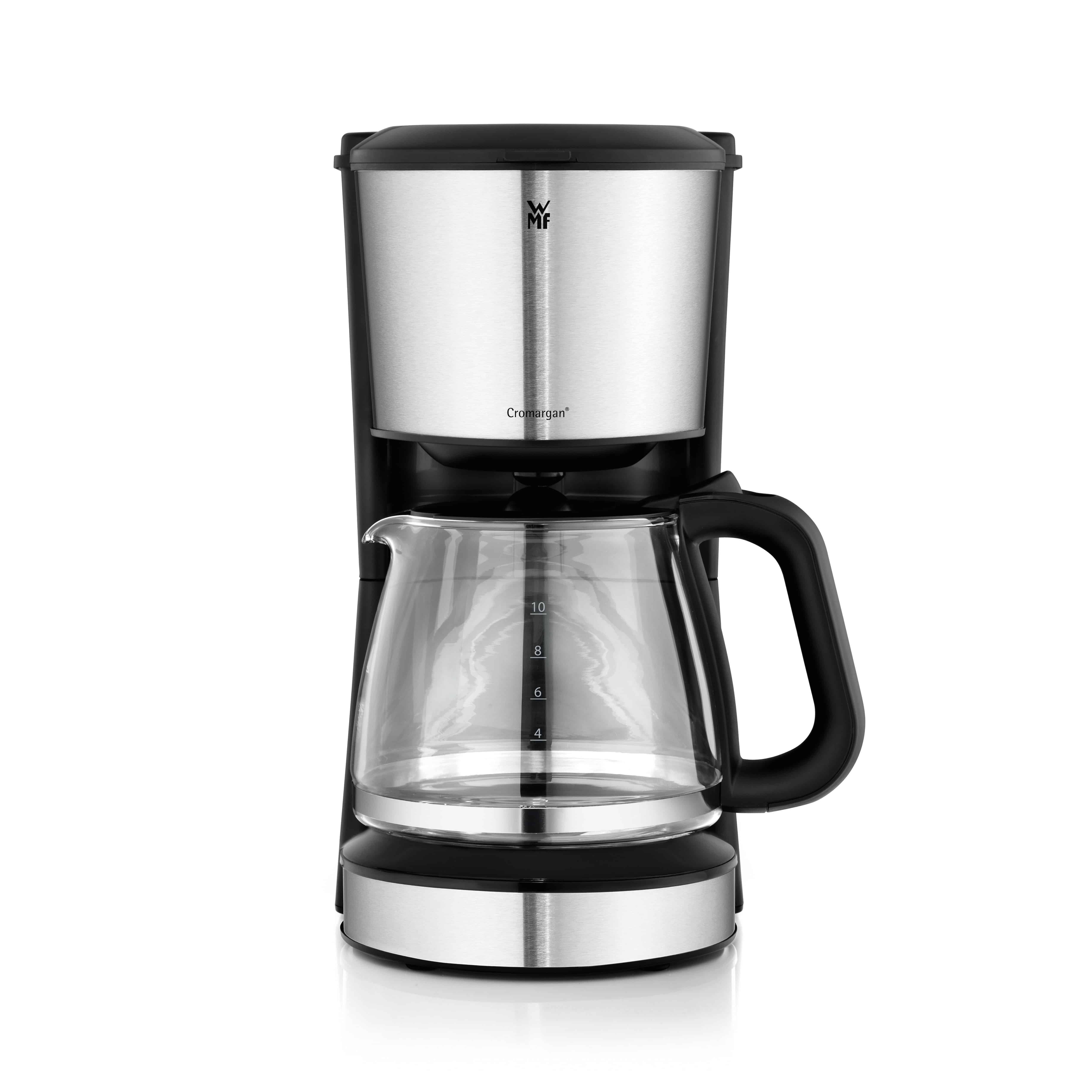 WMF Bueno 10 Tassen Filterkaffeemaschine 1,7 l (Schwarz, Chrom) 04.1225.0011