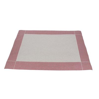 MONOUSO - Tischsets Papier 30x40cm "Hahnentrittmuster" Bordeaux 45g (2.500 Stück)