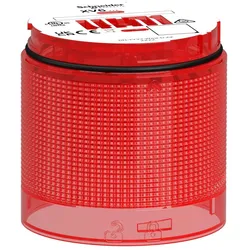 Schneider Electric XV6C54 Leuchtelement, Harmony XV6, modular, 60mm, rot, 24V ACDC, Blinklicht, energieeffiziente LED