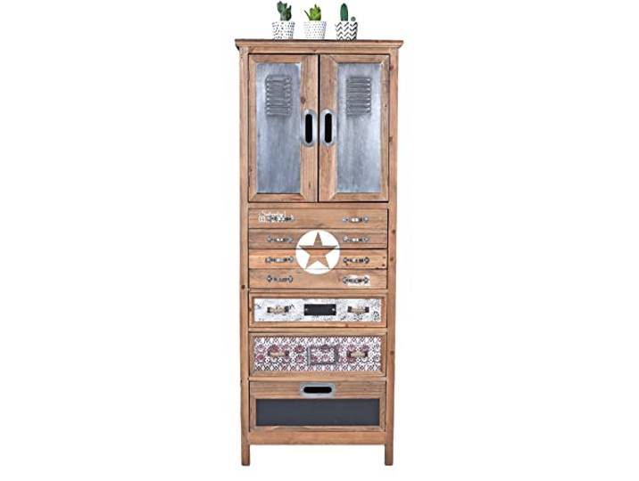 Hochkommode Fabrik Möbel Kommode Loft Metallkommode Apothekerschrank Vintage lof003 Palazzo Exklusiv