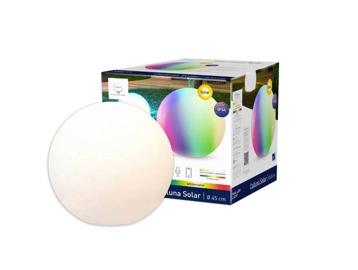 Tint Solarleuchte Tint, Mehrfarbig, Kunststoff, Farbwechsler, ZigBee-Technologie, Smartphone-Steuerung, aufladbar über Usb, Lampen & Leuchten, Außenbeleuchtung, Solarleuchten