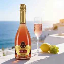 Iris Vigneti Bella Style Rosé (alkoholfreies schäumendes Getränk aus alkoholfreiem Wein) Glera,Pinot Nero Italien
