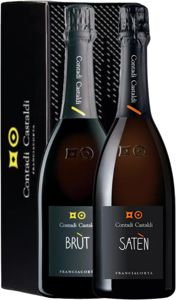 Box Franciacorta Brut & Saten Contadi Castaldi (2bt)