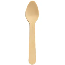 Duni Kaffeelöffel 11 cm Natürlich, 1000 Stk/Krt (10 x 100 Stk)
