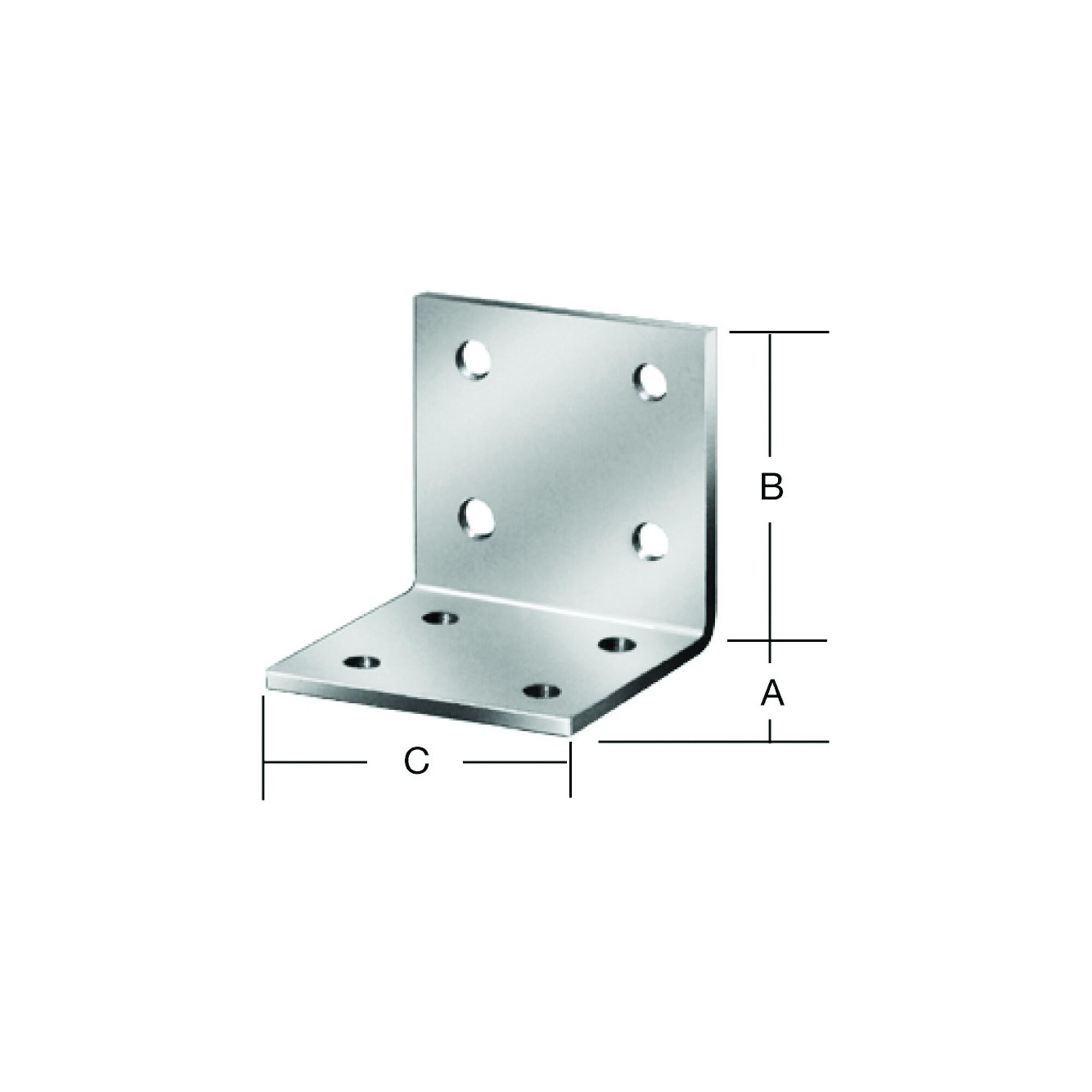 VORMANN Winkelverbinder 40 x 40 x 20mm Stahl sendverz. (070903000)