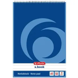 Herlitz Collegeblock »x.book« A5 liniert blau