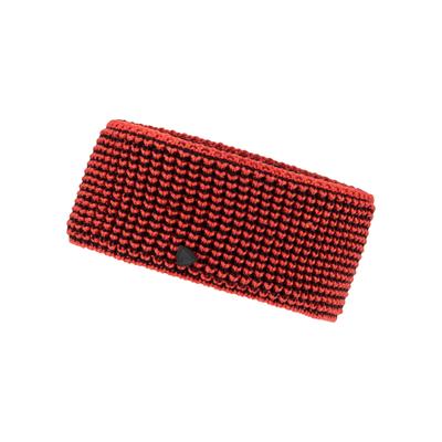 Stirnband ZIENER "ILSE-Z DAMEN", Damen, schwarz (schwarz. rot), Materialmix, Mützen Stirnband, warm, mit weichem Fleecefutter