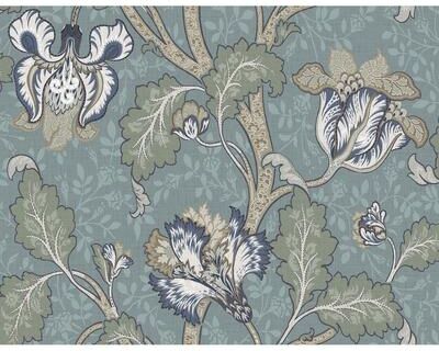 Seabrook Designs Nottingham Jacobean Trail Unpasted Wallpaper
