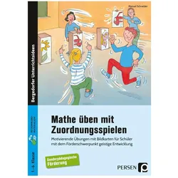 Mathe üben mit Zuordnungsspielen, Schulbücher von Manuel Schneider