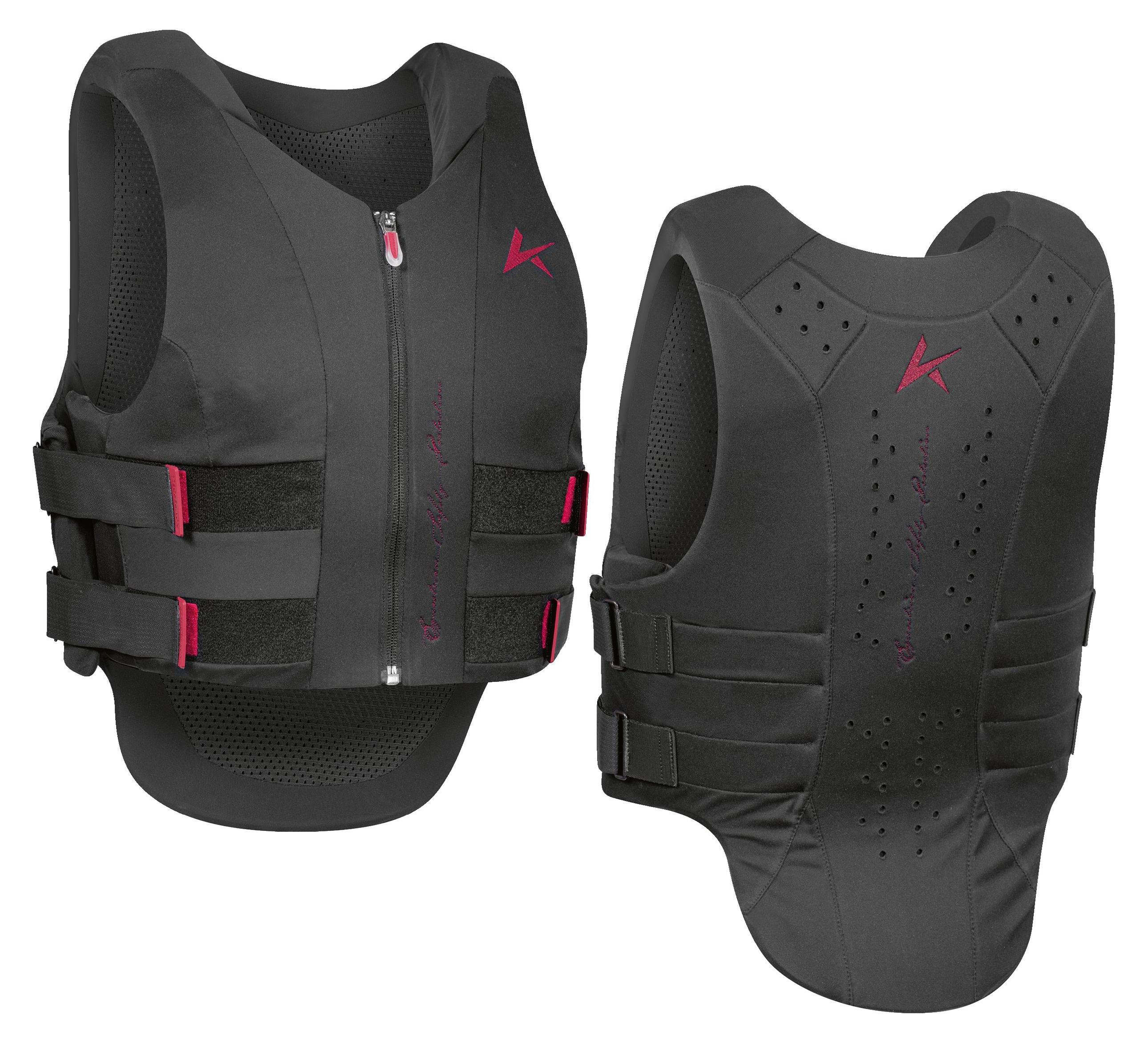 Komperdell Safety Vest Ultra Fit Vario - Reitsport Schutzweste, Farbe:schwarz, Größe:M