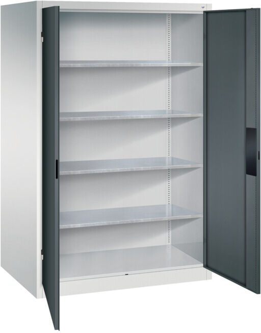C+P Armoire lourde Acurado, 1950x1200x800mm, 7035/7016 ; C + P Möbelsysteme (8934-052 S10171)
