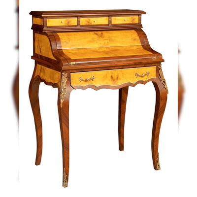 BISCOTTINI INTERNATIONAL ART TRADING BISCOTTINI Schreibtisch secretaire aus holzfurniertem nussbaumholz, angereichert mit speziellen, vollständig handgefertigten intarsien 55x83x112 cm