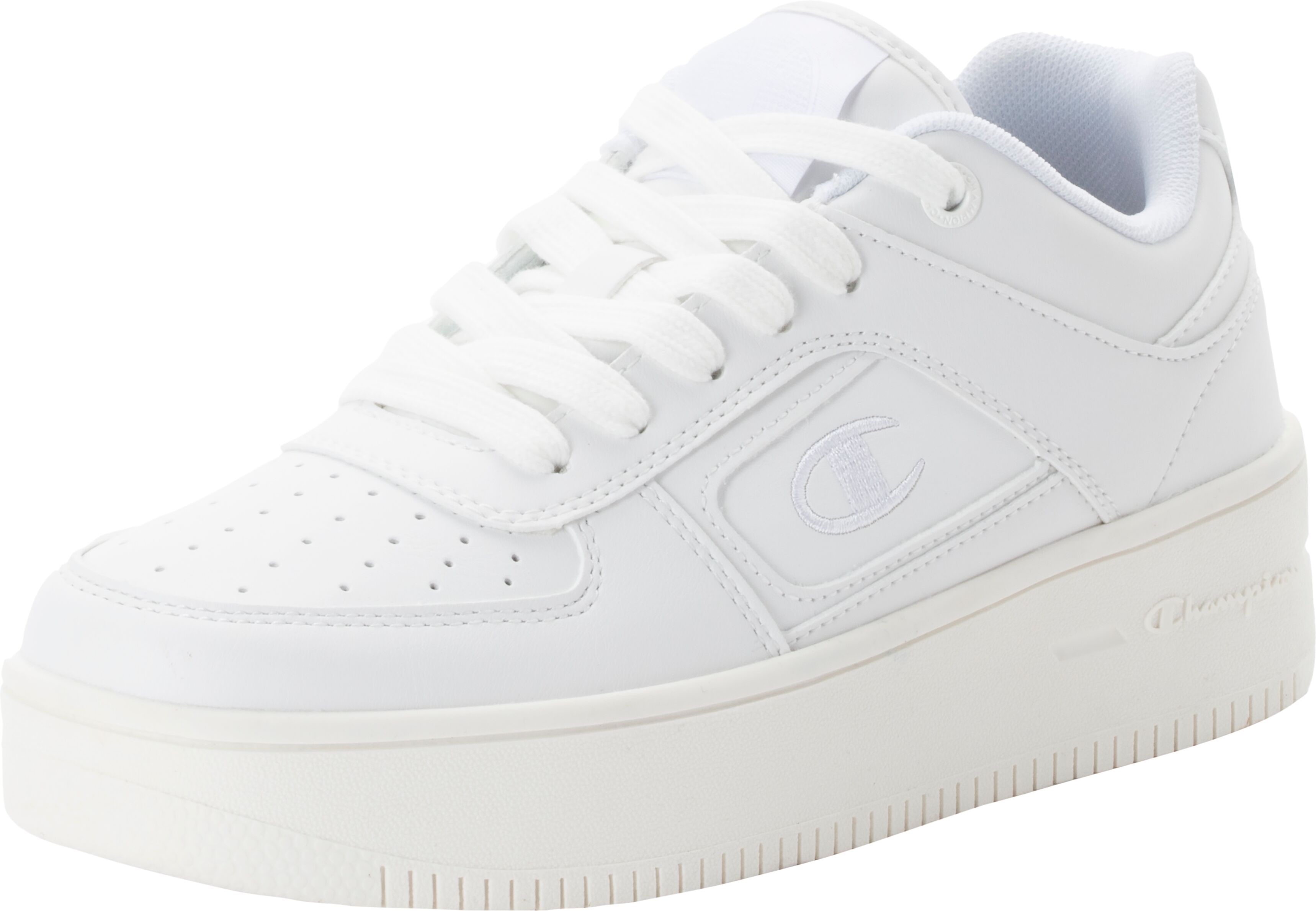 Sneaker CHAMPION "FOUL PLAY PLAT BS", Damen, Gr. 40, weiß (triple wht), Schuhe Sneaker