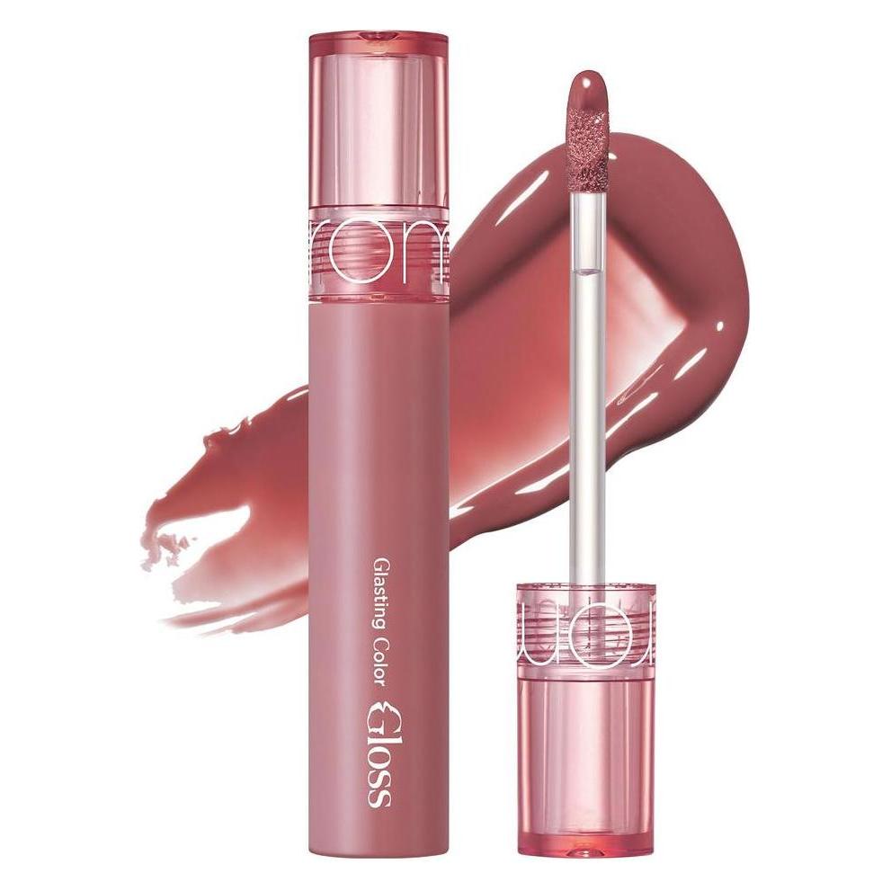 Rom&Nd Glasting Color Gloss 03 Rose Finch Plumping and Juicy Glow Finish (03 Rose Finch) (8809625248819)