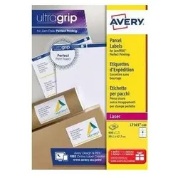 Avery Dennison, Etiketten, Etiketten Zweckform ultragrip L7168, 199,6x143,5 mm,weiss,Pk. 200 Stk.