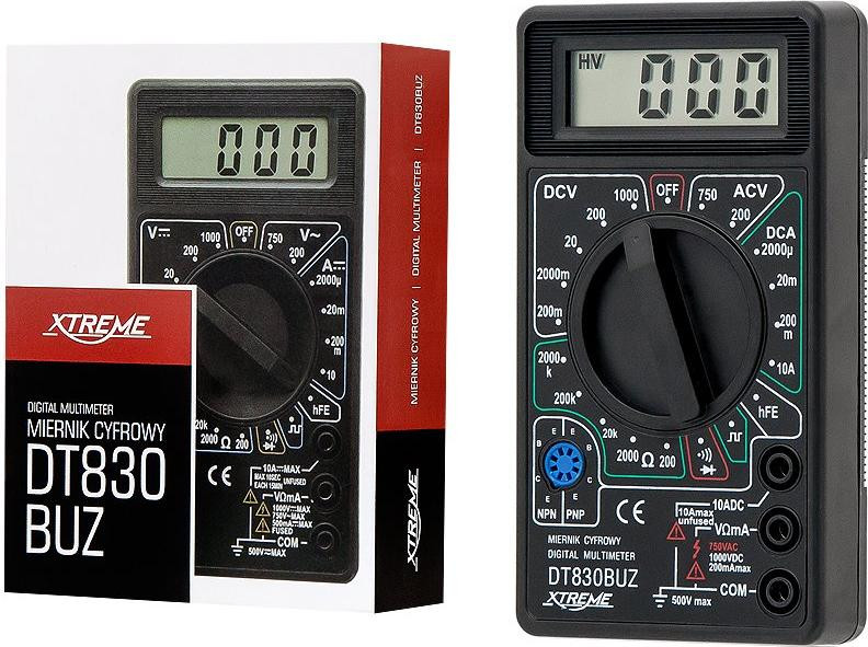 Digitale multimeter XTREME DT830BUZ
