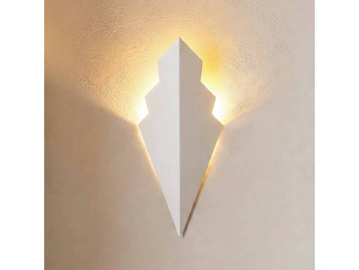Wandleuchte ARROW, weiß, Höhe 40 cm, Metall, G9 ARROW Opviq, dimmbar, weiß / opal, für Wohn- / Esszimmer, Metall, Wandleuchte, Wandlampe Innen