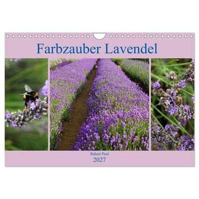 Farbzauber Lavendel (Wandkalender 2027 DIN A4 quer), CALVENDO Monatskalender