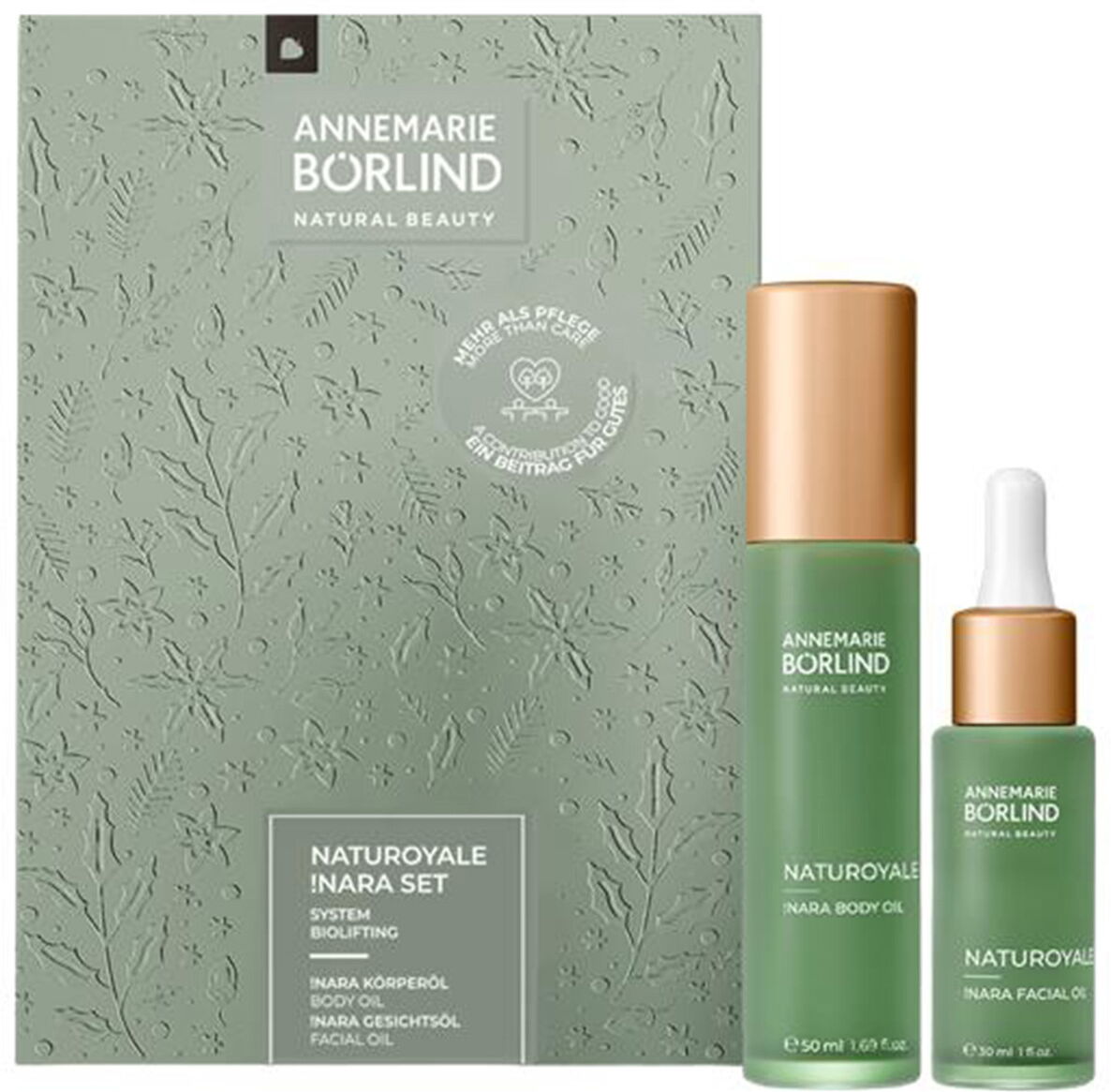 80ml ANNEMARIE BÖRLIND NATUROYALE !NARA Set (Body Oil 50ml + Facial Oil 30ml)