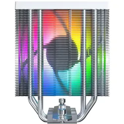 Montech NX400 White CPU-Kühler, ARGB - 120mm, weiss (120 mm), CPU Kühler, Weiss