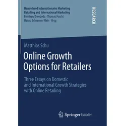Online Growth Options for Retailers, Fachbücher von Matthias Schu